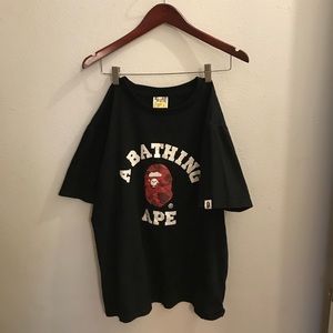 Men’s Bape short sleeve T shirt Large